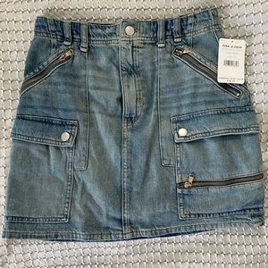 FREE PEOPLE DENIM SKIRT